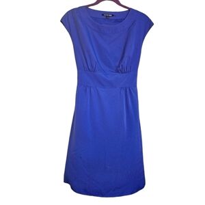 Gianni bini nina size 4 purple/blue midi dress.